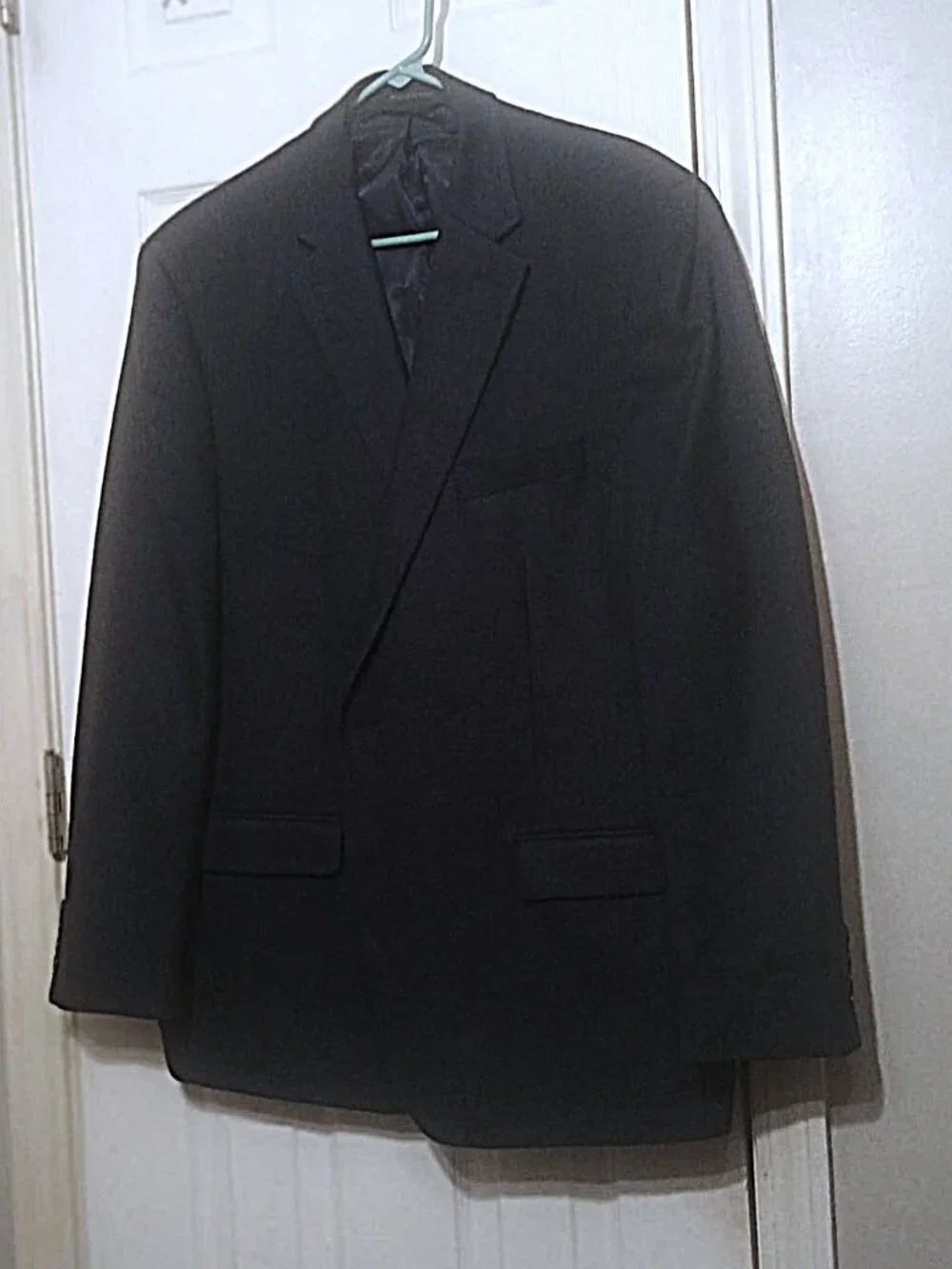 Chaps Men Grayish Blue Blazer    Jacket Size 46 Regular